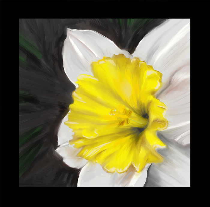 Daffodil painting