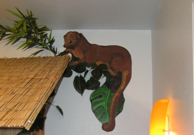 Kinkajou mural