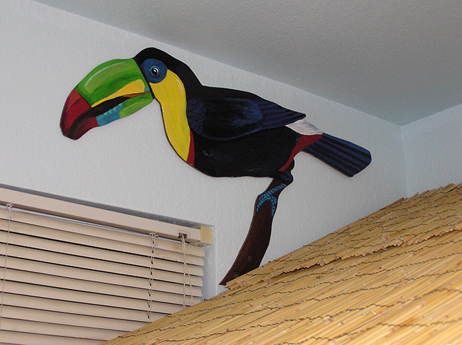 Toucan mural