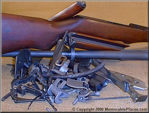 A Stack Of M1 Garand Parts