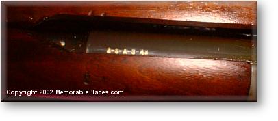 Barrel Date white lettered on an M1 Garand