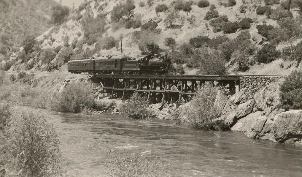 #23 and its train  Merced Falls