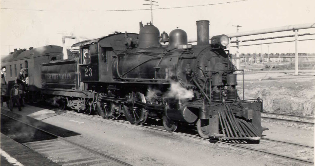 #23 and its train  Merced Falls