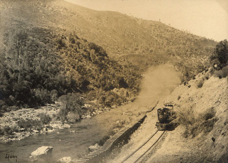 Train near Mountain King.