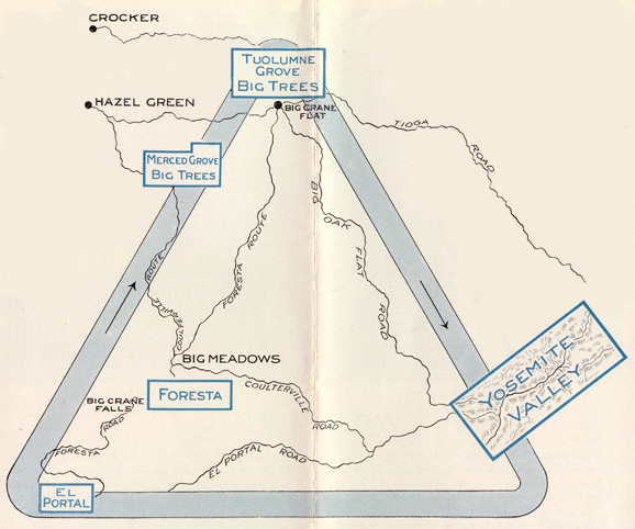 Big Trees Stages, Triangle Tours = Triangle Map