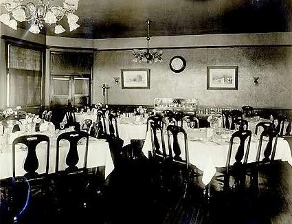 Fred Harvey's Eating House on the Santa Fe Railway in Merced