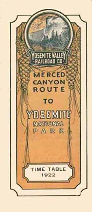 1922 Public Time Table and Brochure