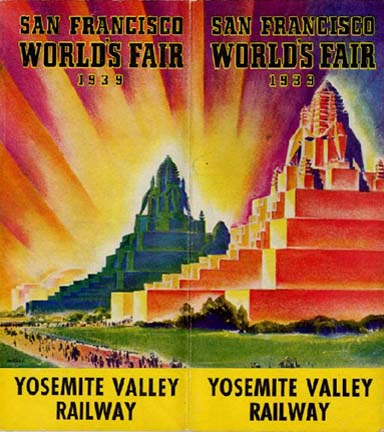 1939 San Francisco Worlds Fair YVRR Brochure