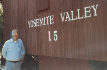 The 'Old Man' and Caboose #15 at El Portal